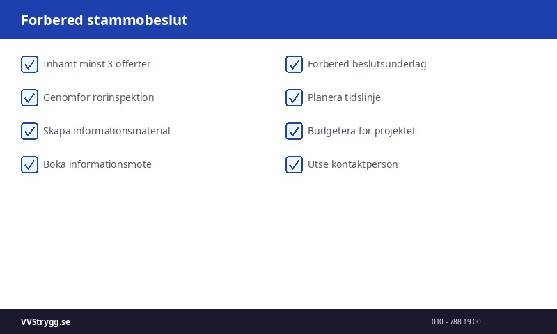 Forbered stammobeslut