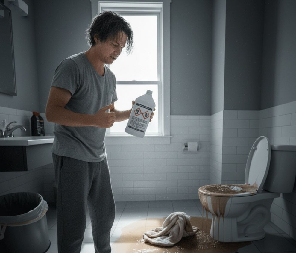 Stopp i toaletten – vatten som stiger i toalettstolen